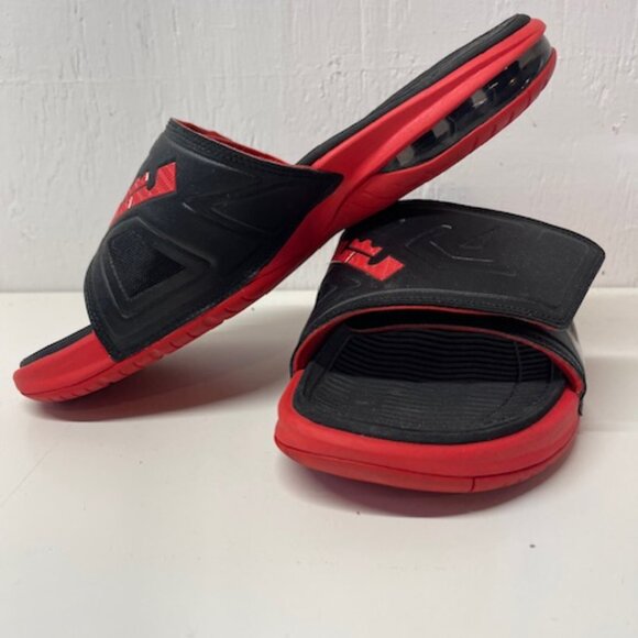 Nike Lebron 3 Elite Slides Sandals Size SZ 11 Black Red main image 5